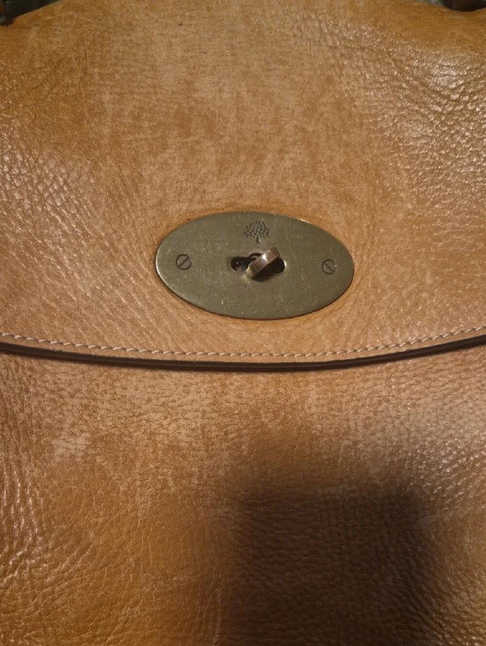 Leather Messenger Bag - Tan Shoulder Briefcase